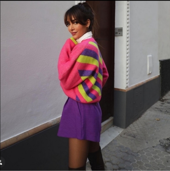 NWT ZARA *Snail Jacquard Knit Sweater - Picture 3 of 8